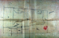 Plan domu przy ul. Cyruliczej 4 (obecnie 4,6) / Furmańskiej 10