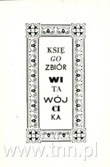 Księgozbi&oacute;r Wita W&oacute;jcika