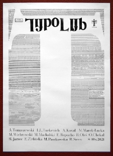 Afisz do konferencji Typolub 2021