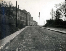 Przebudowa ulicy Spokojnej w Lublinie, widok przed budową
