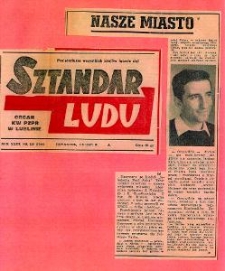 Artykuł ze "Sztandaru Ludu"