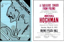 Zaproszenie na koncert Michała Hochmana w Irving Plaza Hall