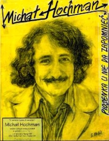 Plakat koncertu Michała Hochmana na Manhattanie