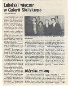 Lubelski wiecz&oacute;r w Galerii Skulskiego