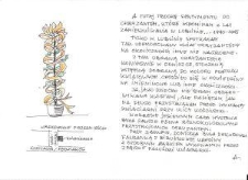 Rysunek kwiat&oacute;w zapamiętanych z dzieciństwa