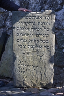Macewa Miriam, córki Elkany Cwiego na nowym cmentarzu żydowskim w Bełżycach