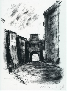 Brama Grodzka w Lublinie, rysunek