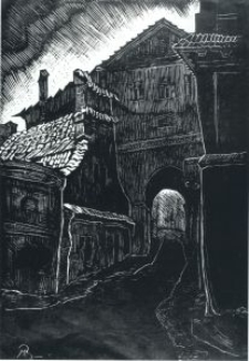 Brama Grodzka w Lublinie, rysunek