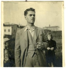 Stefan Starzyński na łąkach przy ulicy Rusałka w Lublinie