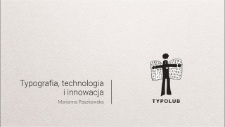 Typografia, technologia i innowacja