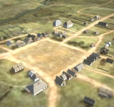 Krasnobród w latach 30. XX wieku - cyfrowa rekonstrukcja 3D