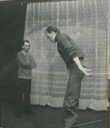 Pr&oacute;ba kabaretu Czart do programu "Szopka nadbystrzycka"