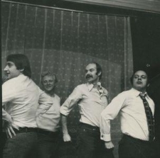 Pr&oacute;ba kabaretu Czart do programu "Szopka nadbystrzycka"