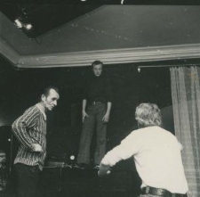 Pr&oacute;ba kabaretu Czart do programu "Szopka nadbystrzycka"