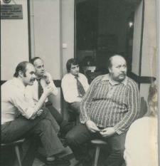 Pr&oacute;ba kabaretu Czart do programu "Szopka nadbystrzycka"