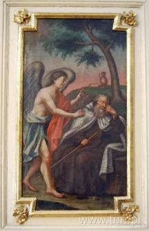 Prorok Eliasz. Anioł przynosi pokarm prorokowi. Obraz