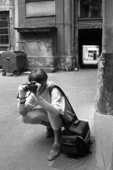 Iwona Burdzanowska na ulicy Kołłątaja w Lublinie