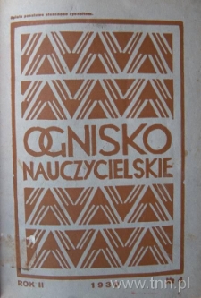 Okładka czasopisma "Ognisko Nauczycielskie" nr 4/1930