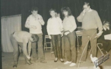 Pr&oacute;ba kabaretu Czart do programu "Cymbergaj blues"