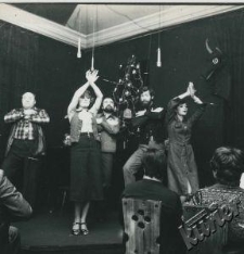 Występ kabaretu Czart do programu "Oj, lubelska szopka nasza"