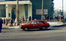 FSO Polonez na ulicy Lipowej w Lublinie