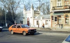 FSO Polonez na Krakowskim Przedmieściu w Lublinie