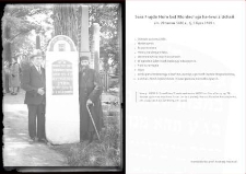 Tombstone of Sara Frajda Horn bat Mordechai ha-lewi from Uchanie