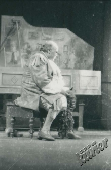 Włodzimierz Wiszniewski pr&oacute;by spektaklu "Teatr Maszynowy"