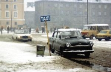Postój taksówek przy dworcu PKS w Lublinie