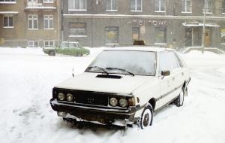 FSO Polonez na ulicy Szczerbowskiego w Lublinie