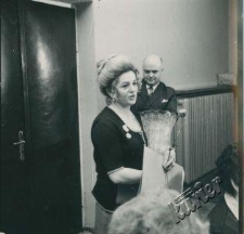 Janina Jarzyna odbierająca nagrodę „Lublinianki 1972 roku”
