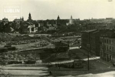 Widok ze Wzgórza Czwartek na Plac Zamkowy i Stare Miasto