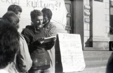 Protest studentów KUL