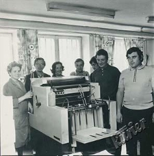 Pracownicy Oficyny Drukarskiej UMCS