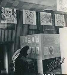 Wystawa w holu Biblioteki Głównej UMCS