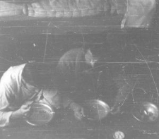 Posiłek w celi w czasie internowania