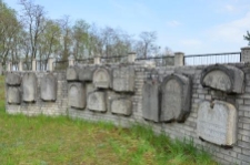Lapidarium on the third, so-called Jewish cemetery in Biłgoraj