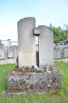 Memorial on the third, so-called new Jewish cemetery in Biłgoraj