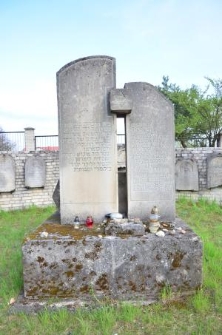 Pomnik na trzecim tzw. nowym cmentarzu żydowskim w Biłgoraju