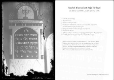 Tombstone of Rachela Blum bat Arje ha-lewi