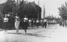 Zygmunt Łupina w pochodzie 1-majowym