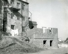 Odbudowa kamienicy w latach 1952-1954