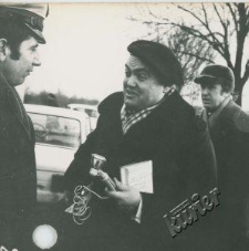 Redaktor Adam Tomanek w czasie pracy