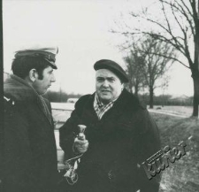 Redaktor Adam Tomanek w czasie pracy