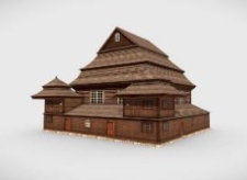 Wooden synagogue in Sapotskin