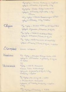 Wykaz imprez, w kt&oacute;rych wzięli udział członkowie Klubu Piosenek w Dzielnicowym Domu Kultury "Bronowice"