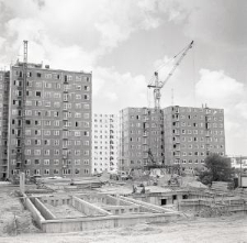 Budowa osiedla Niepodległości (RSM &bdquo;Motor&rdquo;) na Kalinowszczyźnie w Lublinie