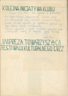 Wiecz&oacute;r pozeji w Klubie Międzyzakładowym "Bronowice"