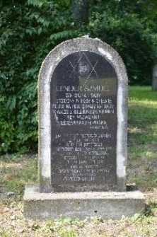 The Jewish cemetery in Chełm - tombstone of Szmuel Lender