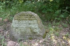 Jewish cemetery in Czemierniki - the matzevah of Avraham, the son of Moshe